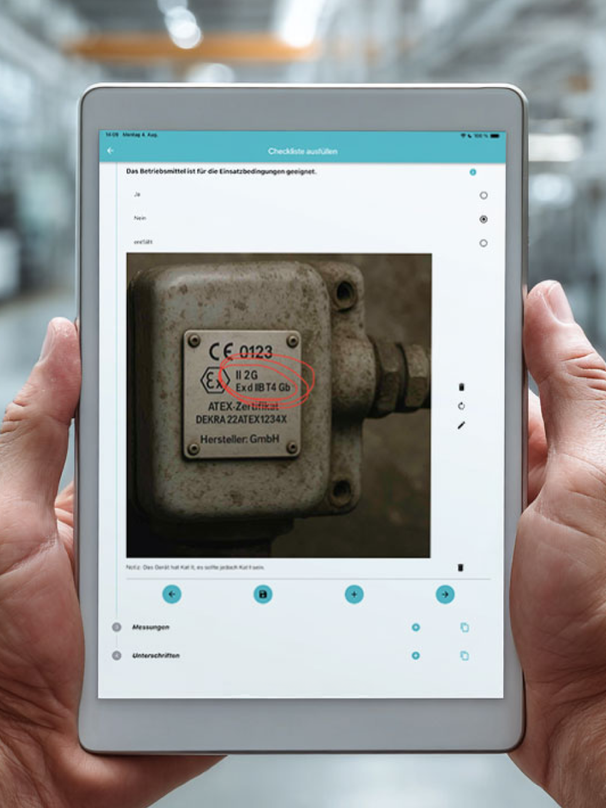 ROE Check-it tablet screenshot 2