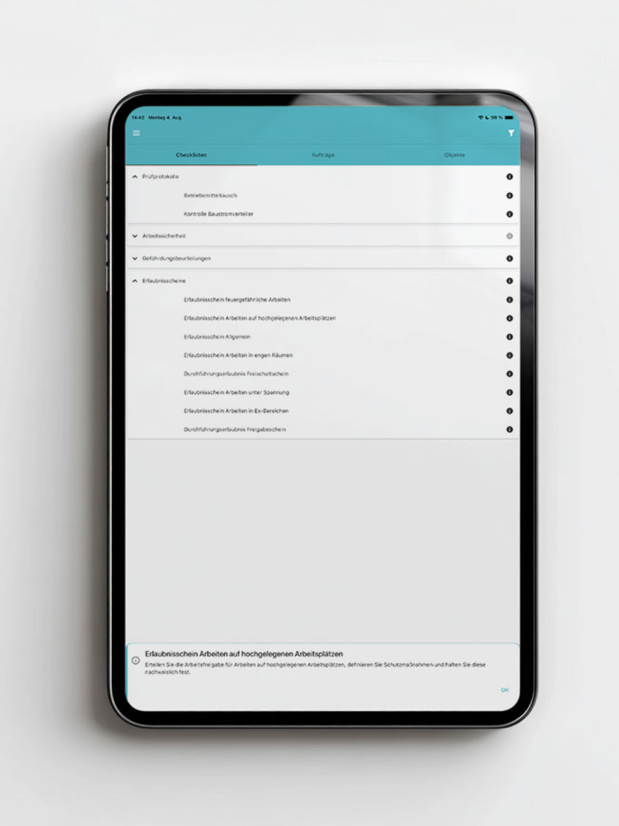 ROE Check-it tablet screenshot 4