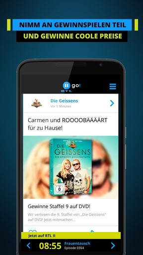 RTL II go mobile screenshot