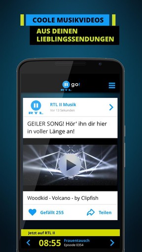 RTL II go! Android app screenshot 2